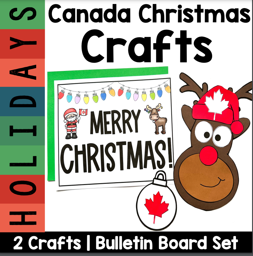 Canada Christmas Craft | Reindeer | Ornament