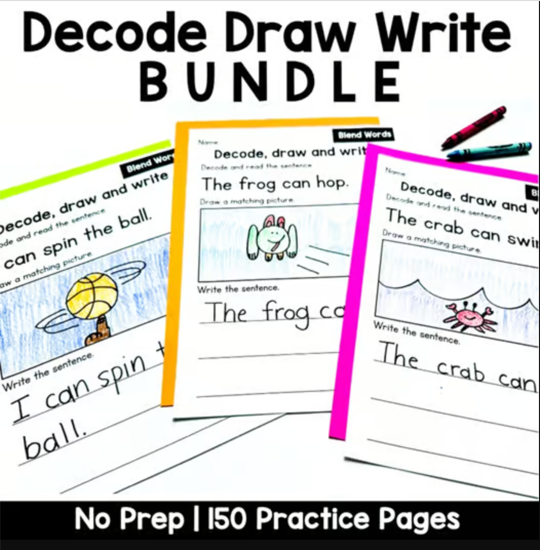 Decode Draw and Write Bundle | Science of Reading