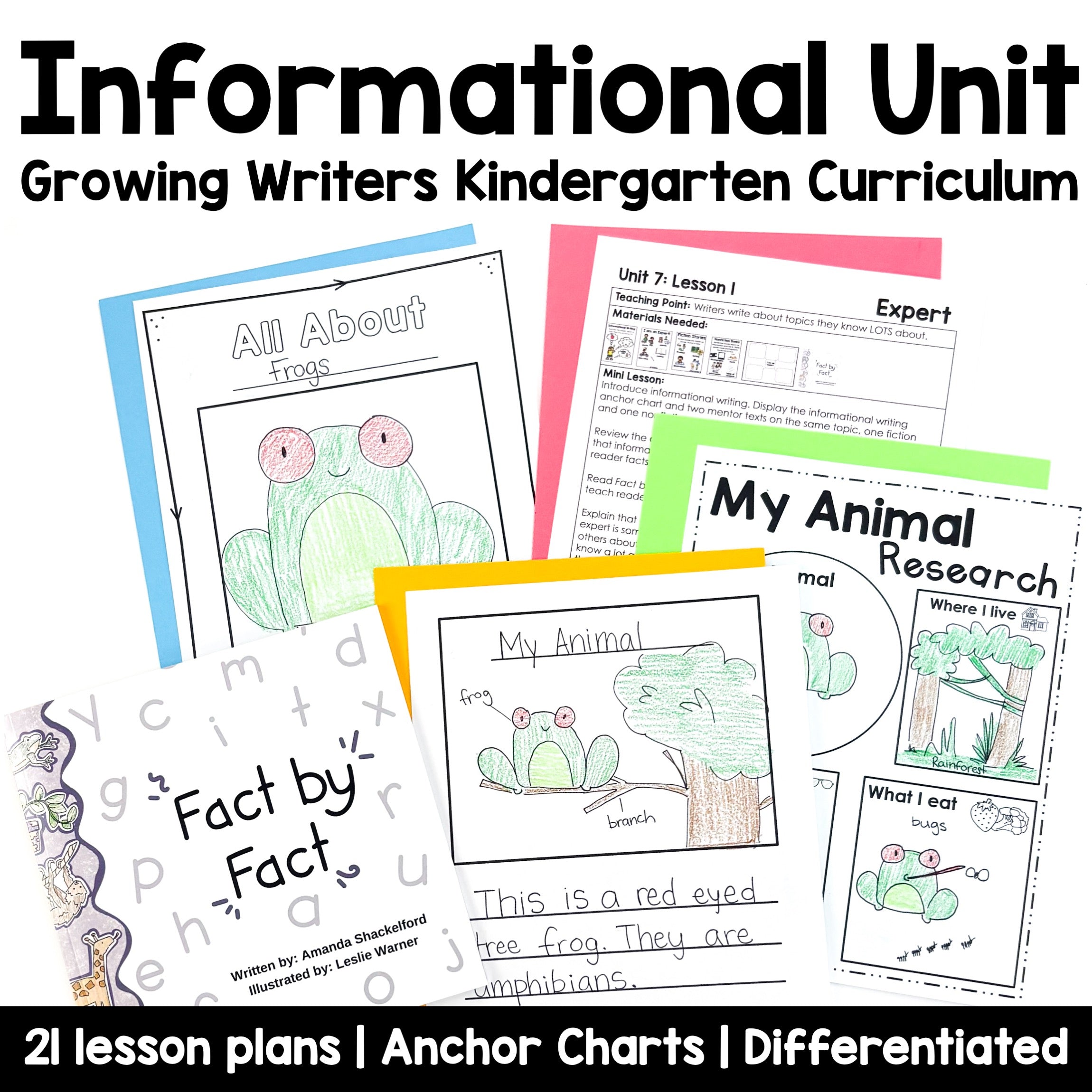 Kindergarten Informational Unit Nonfiction Writing Growing Writers Kindergarten Curriculum