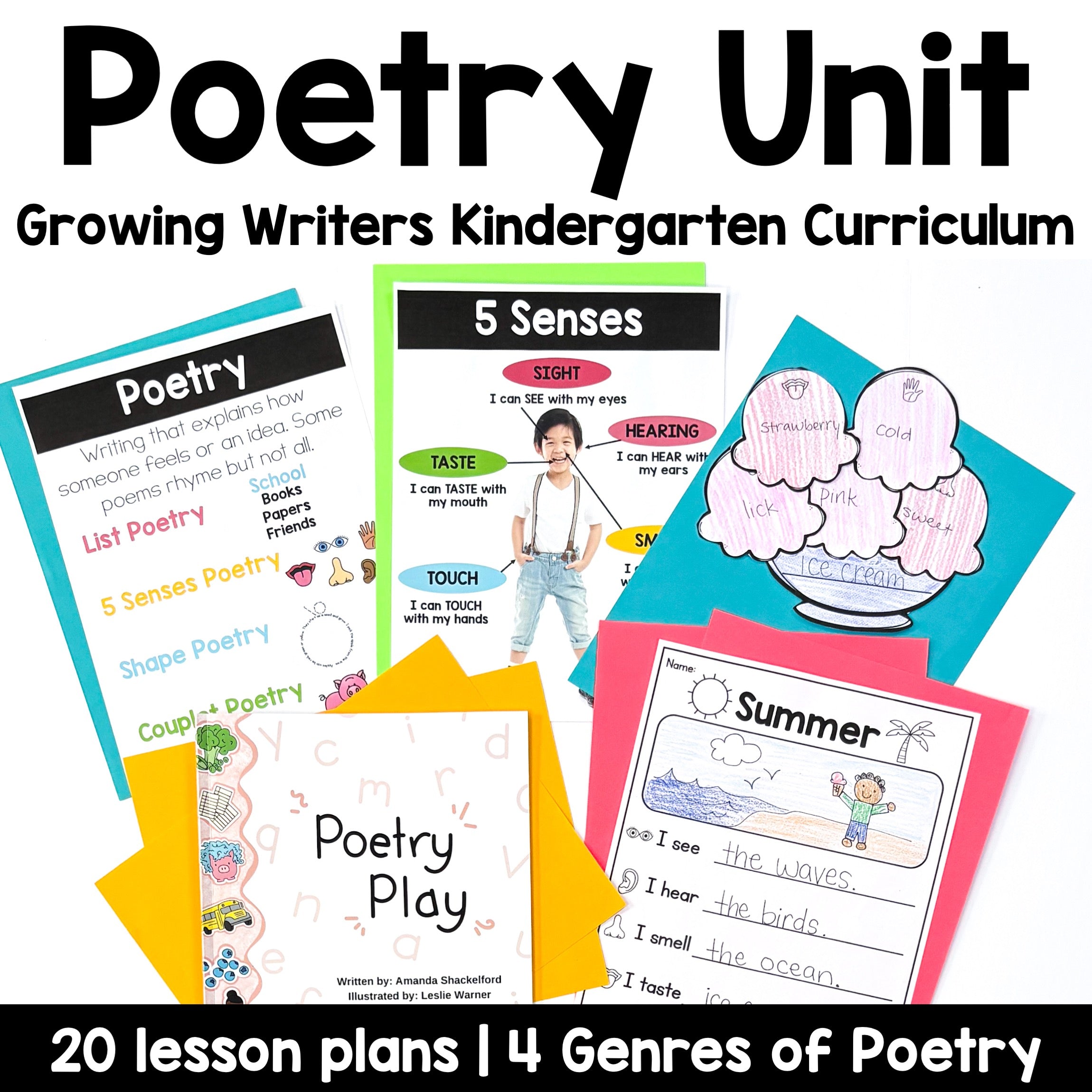 Kindergarten Poetry Unit Growing Writers Kindergarten Curriculum
