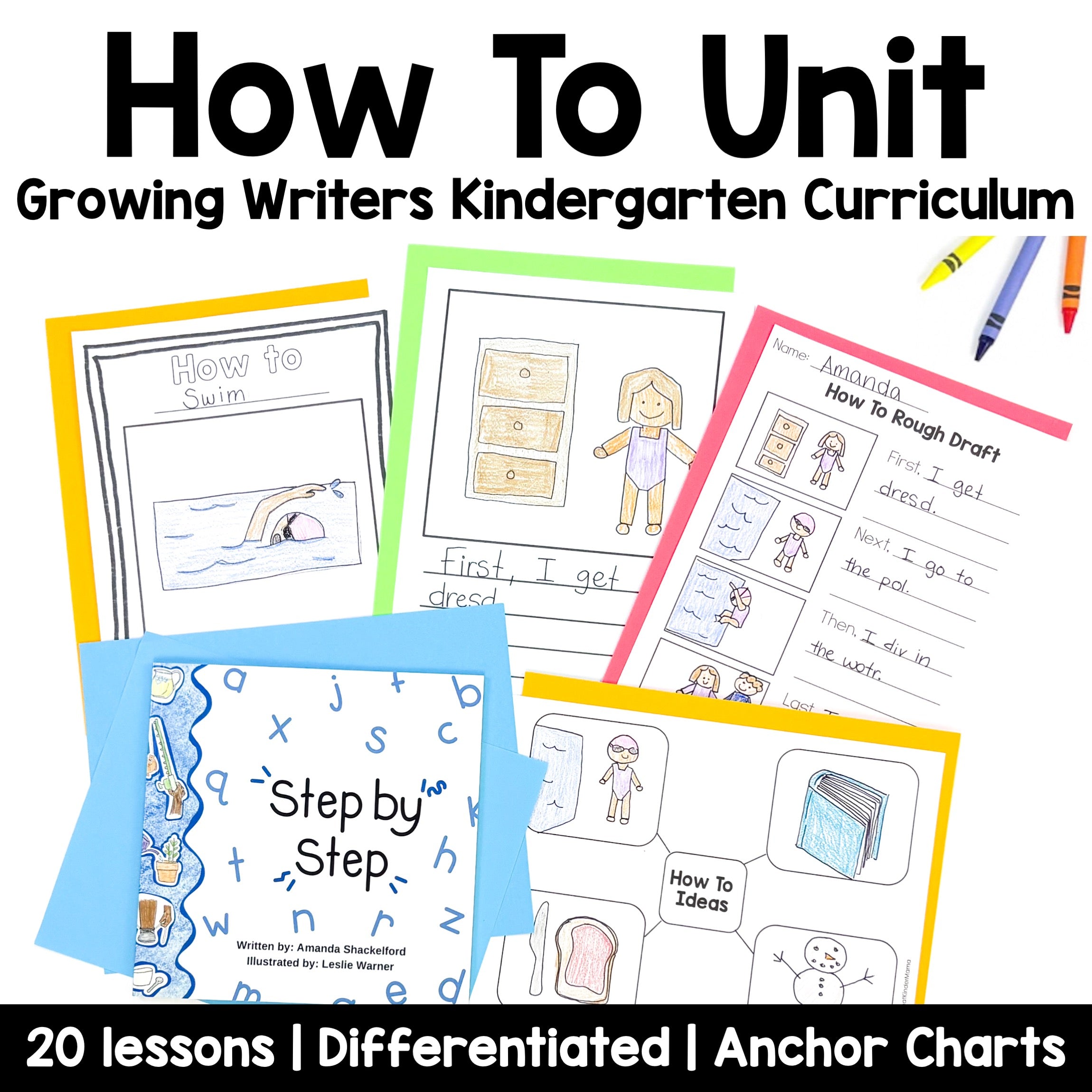 How to Unit for Kindergarten Writing Growing Writers Curriculum