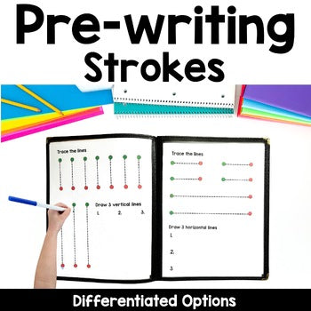 Prewriting Strokes | Tracing Practice