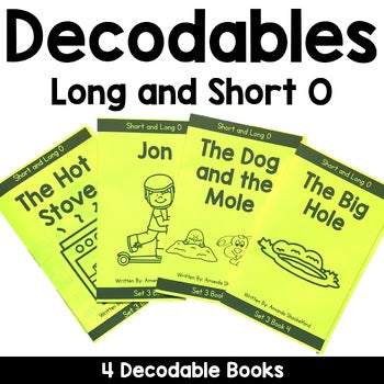 Long and Short O Decodable Books