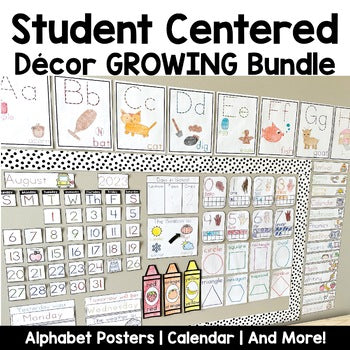 Student Centered Classroom Decor GROWING Bundle