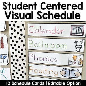 Student Centered Visual Schedule