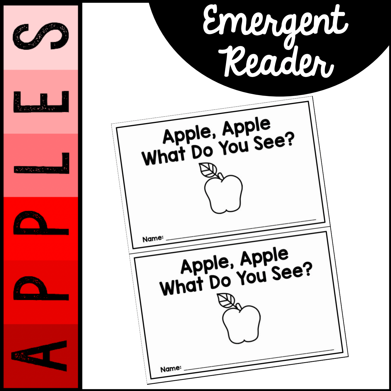 Apple, Apple What Do You See? | Emergent Reader | Apples