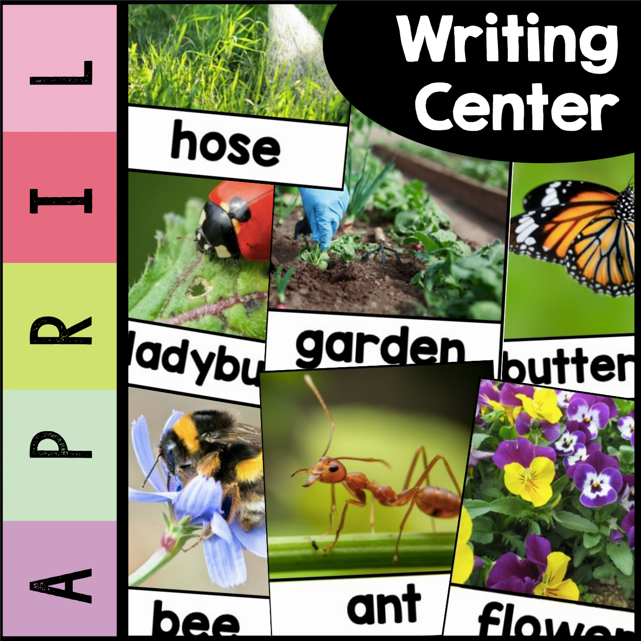 April Writing Center | Nonfiction Pictures | Primary | Editable
