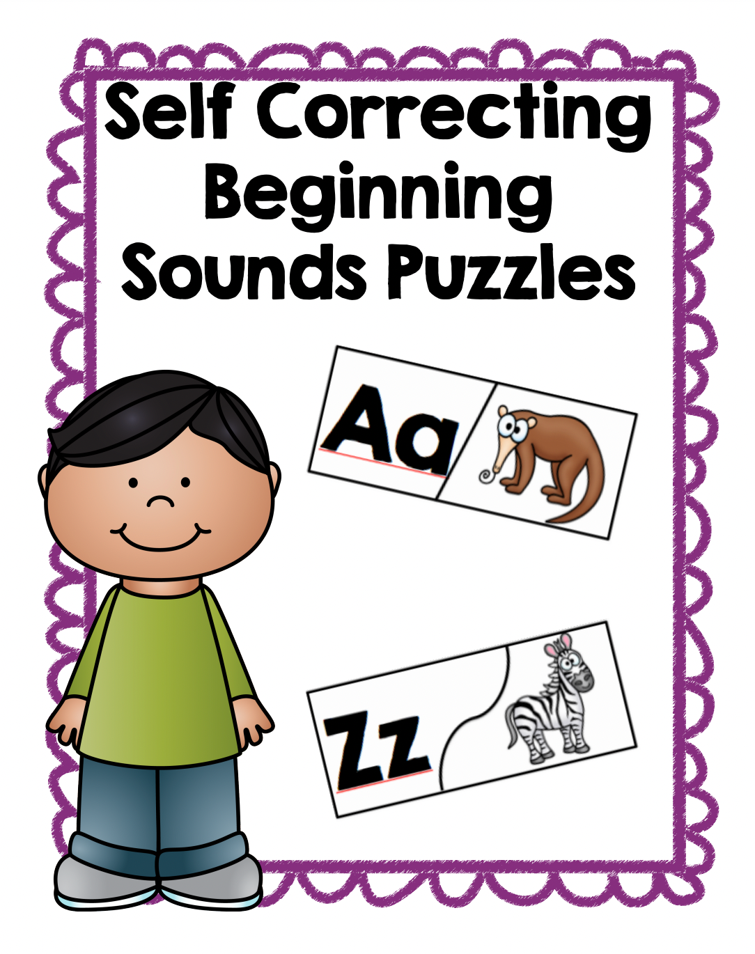 Beginning Sounds Puzzles | Kindergarten
