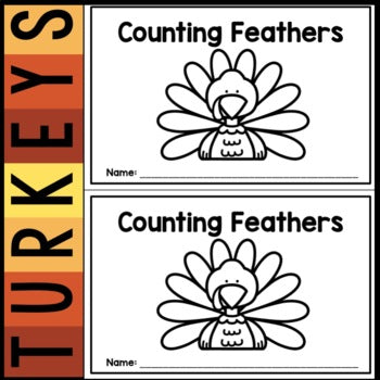 Turkey Counting Book | Emergent Reader | Turkeys