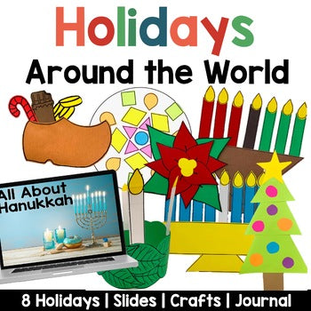 Holidays Around the World Bundle | Crafts | Passport | Suitcase