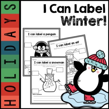 I can Label Winter | December | Holidays