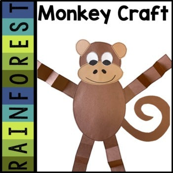 Monkey Craft | Rainforest | Zoo Animals