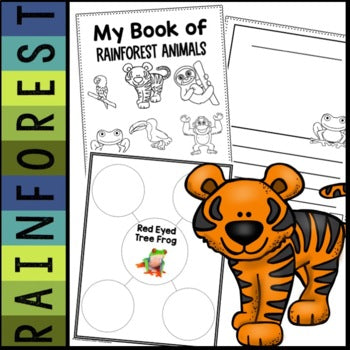 Rainforest Animals Writing | Nonfiction Unit | Main Idea Details