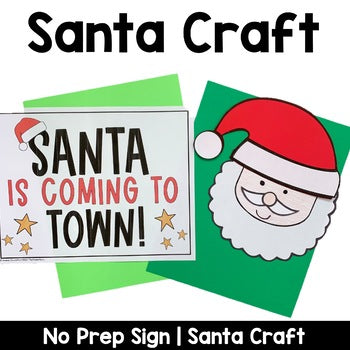 Santa Craft | Christmas Bulletin Board